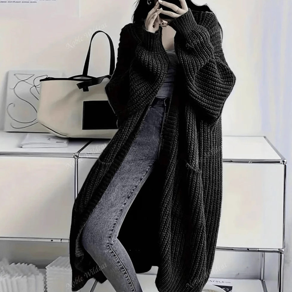 Georgia | Womens Long Cardigan Knit Loose Thick Winter Ladies Sweater
