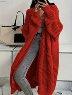 Georgia | Womens Long Cardigan Knit Loose Thick Winter Ladies Sweater