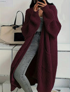 Georgia | Womens Long Cardigan Knit Loose Thick Winter Ladies Sweater