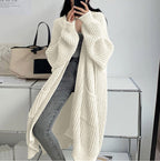 Georgia | Womens Long Cardigan Knit Loose Thick Winter Ladies Sweater