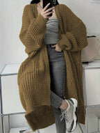 Georgia | Womens Long Cardigan Knit Loose Thick Winter Ladies Sweater