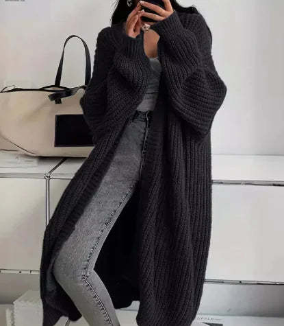 Georgia | Womens Long Cardigan Knit Loose Thick Winter Ladies Sweater
