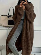 Georgia | Womens Long Cardigan Knit Loose Thick Winter Ladies Sweater