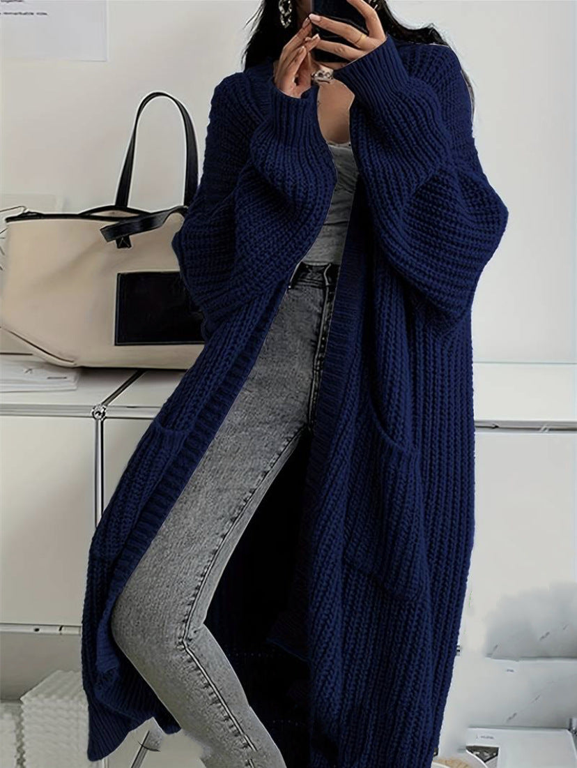 Georgia | Womens Long Cardigan Knit Loose Thick Winter Ladies Sweater