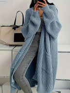 Georgia | Womens Long Cardigan Knit Loose Thick Winter Ladies Sweater