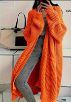 Georgia | Womens Long Cardigan Knit Loose Thick Winter Ladies Sweater