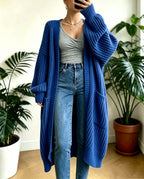 Georgia | Womens Long Cardigan Knit Loose Thick Winter Ladies Sweater