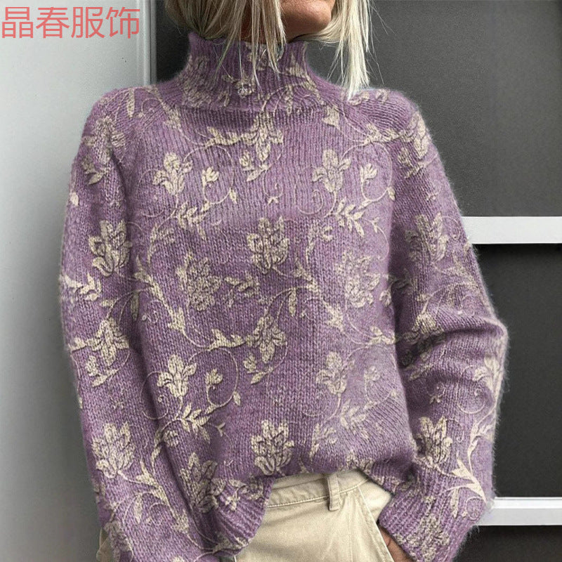 Georgiana | Womens Printed Cape Cardigan Soft Knit Wrap - 2