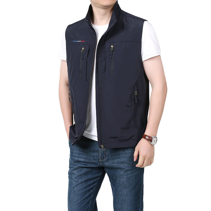 Gerald | Mens Quick Dry Lightweight Multi Pocket Outdoor Utility Work Vest