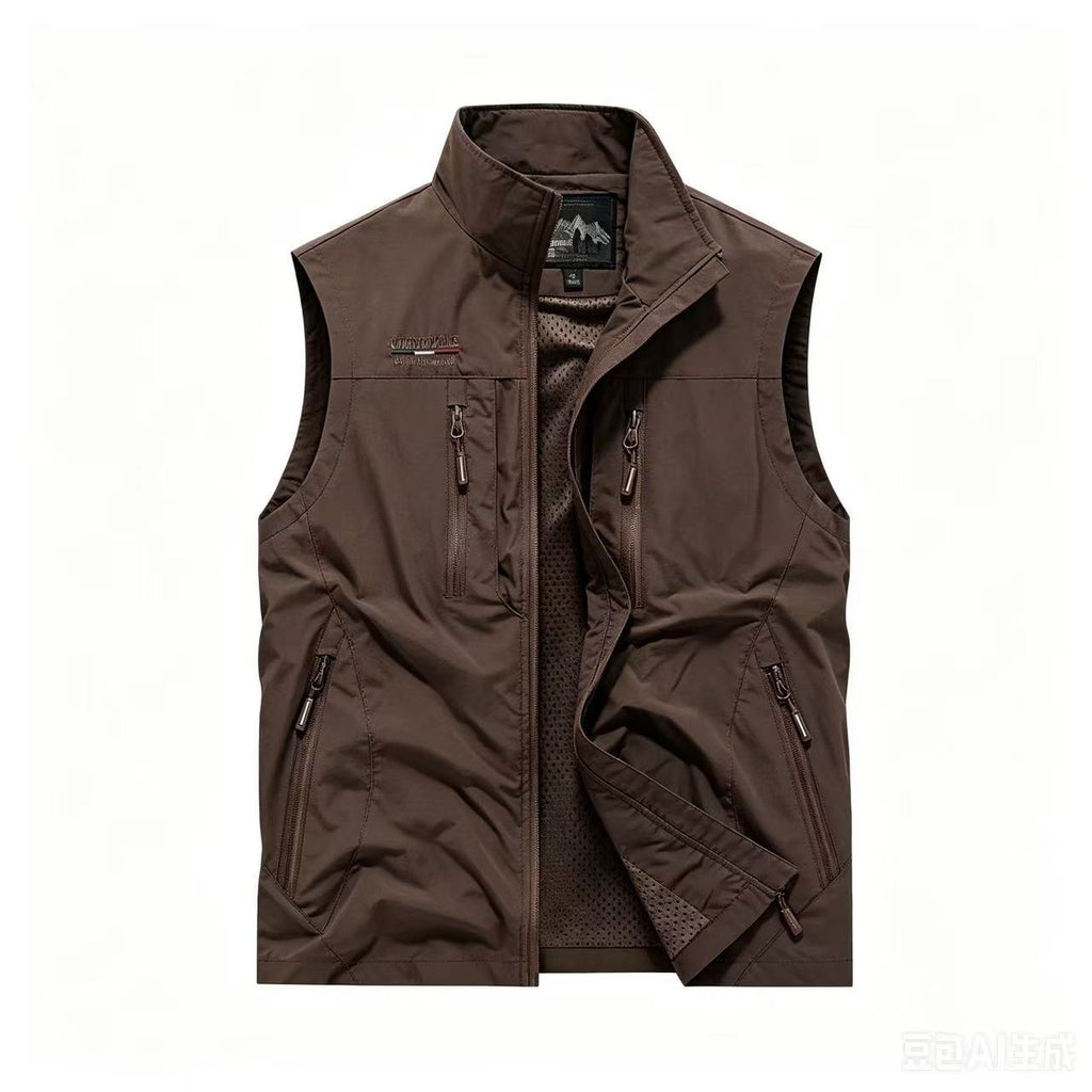 Gerald | Mens Quick Dry Lightweight Multi Pocket Outdoor Utility Work Vest