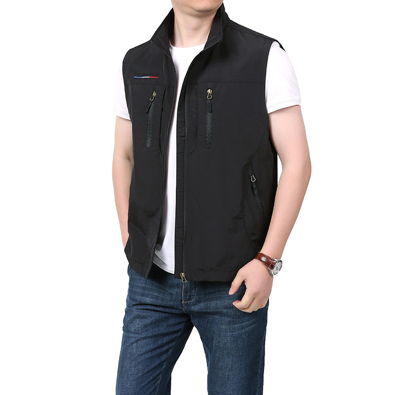 Gerald | Mens Quick Dry Lightweight Multi Pocket Outdoor Utility Work Vest