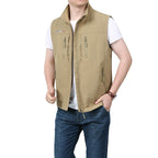Gerald | Mens Quick Dry Lightweight Multi Pocket Outdoor Utility Work Vest