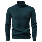Gideon | Mens Knitted Jumper Roll Neck Pullover Warm Winter Sweater - 1