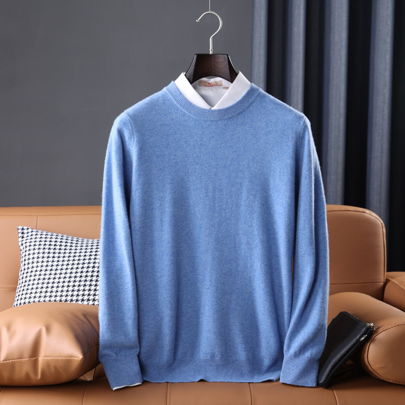 Gideon | Mens V Neck Loose Knitted Jumper - 1