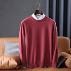 Gideon | Mens V Neck Loose Knitted Jumper - 11