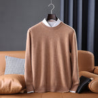 Gideon | Mens V Neck Loose Knitted Jumper - 2