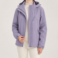 Ginny | Womens Waterproof Hooded 3-in-1 Softshell Jacket, Lilac