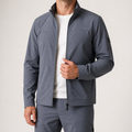 Glenn | Mens Waterproof Windproof Hooded Rain Jacket, Gray