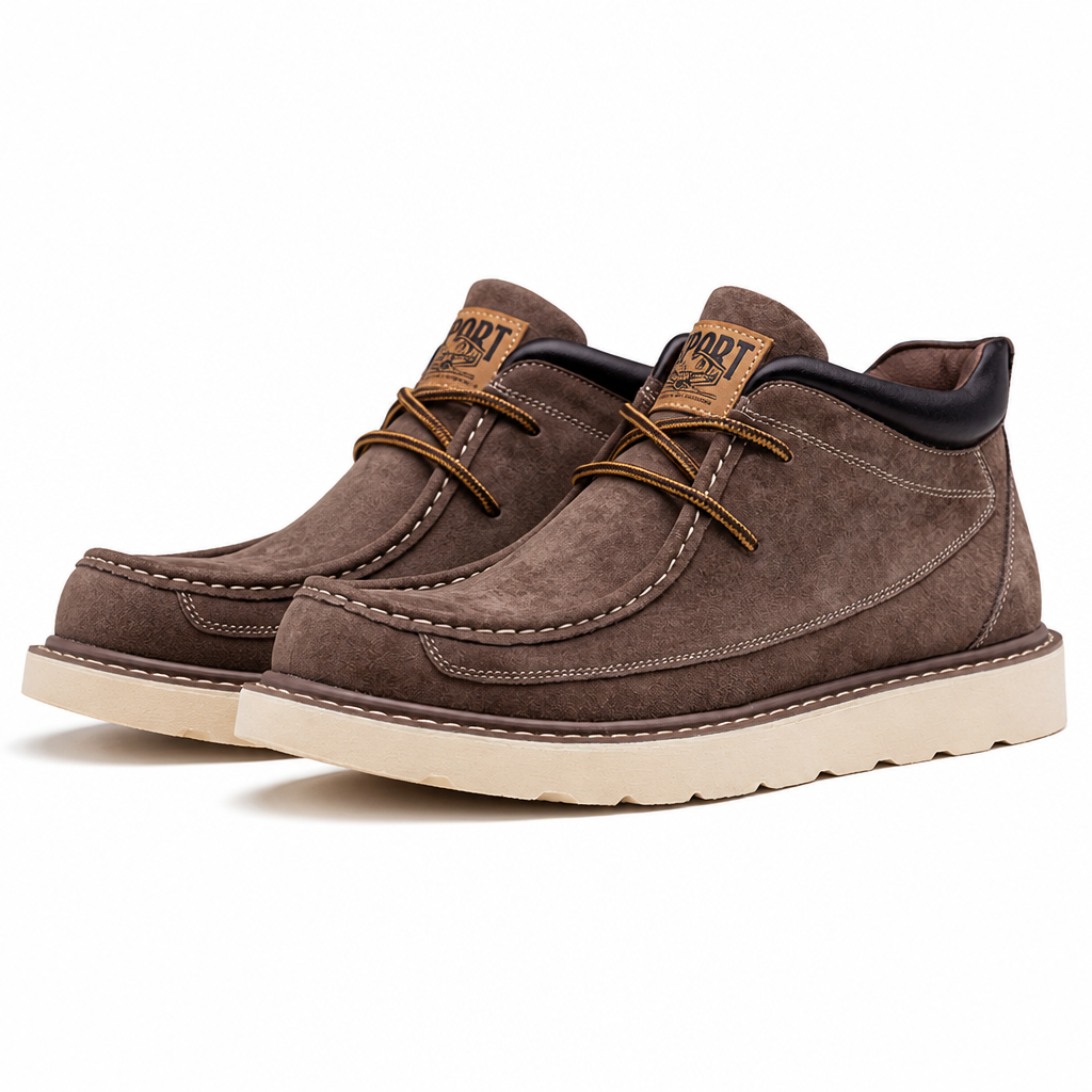 Gordon | Mens Vintage Work Boots Lace Up Casual Retro Style