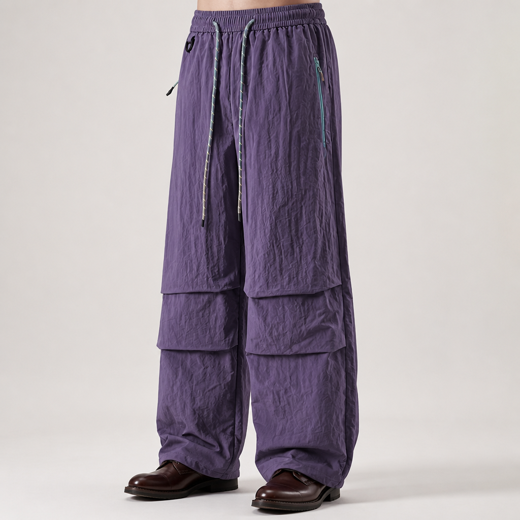 Grady | Mens Quick Dry Lightweight Outdoor Walking Hiking Pants, Purple