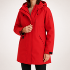 Griffin | Womens Waterproof Jacket Ski 3 In 1 Windproof Hooded Winter Coat, Red