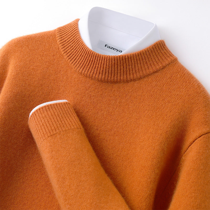 Gunnar | Mens Half Turtleneck Sweater Thick Knit Mock Neck Pullover