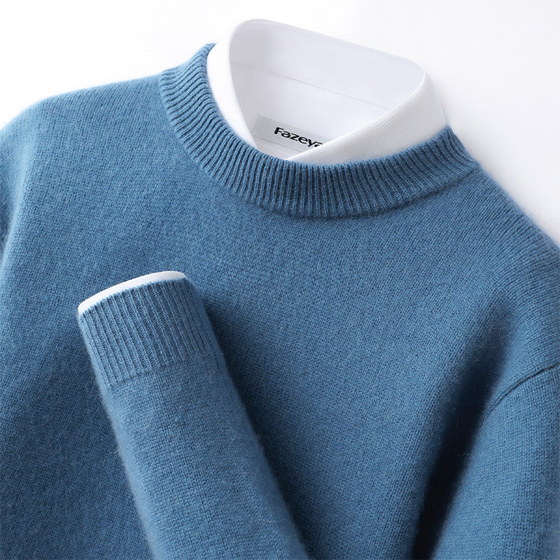 Gunnar | Mens Half Turtleneck Sweater Thick Knit Mock Neck Pullover