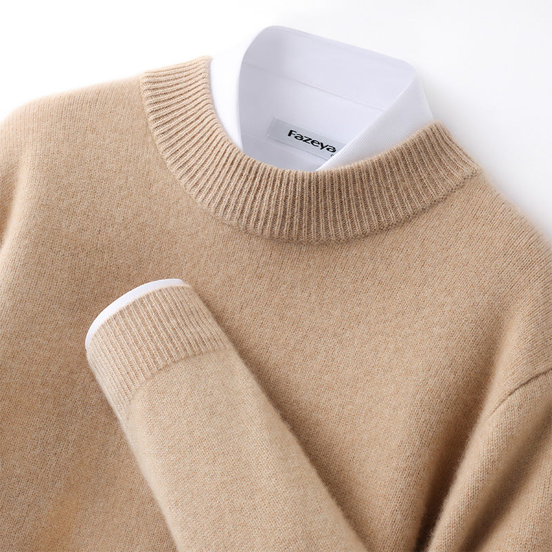 Gunnar | Mens Half Turtleneck Sweater Thick Knit Mock Neck Pullover