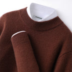 Gunnar | Mens Half Turtleneck Sweater Thick Knit Mock Neck Pullover