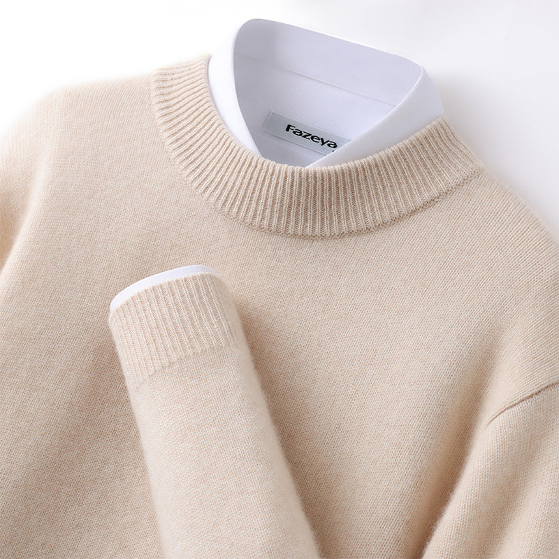 Gunnar | Mens Half Turtleneck Sweater Thick Knit Mock Neck Pullover