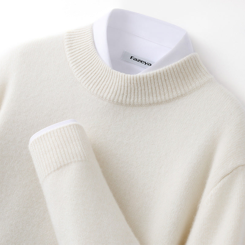 Gunnar | Mens Half Turtleneck Sweater Thick Knit Mock Neck Pullover