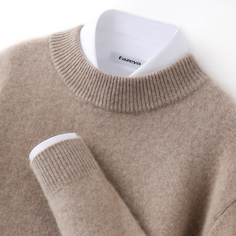 Gunnar | Mens Half Turtleneck Sweater Thick Knit Mock Neck Pullover