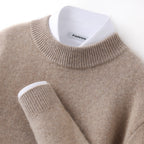 Gunnar | Mens Half Turtleneck Sweater Thick Knit Mock Neck Pullover