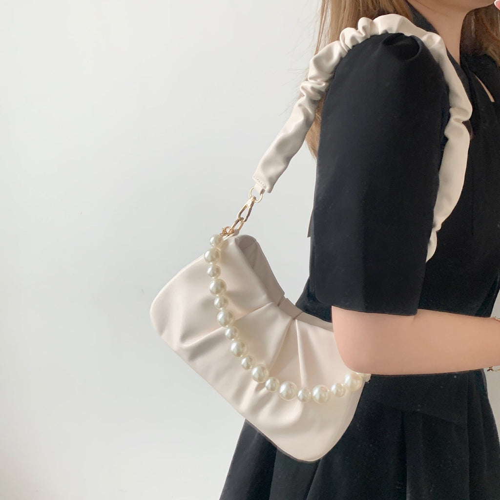 Hadleigh | Womens Pleated Cloud Shoulder Bag Underarm Purse Handbag