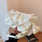 Hadleigh | Womens Pleated Cloud Shoulder Bag Underarm Purse Handbag