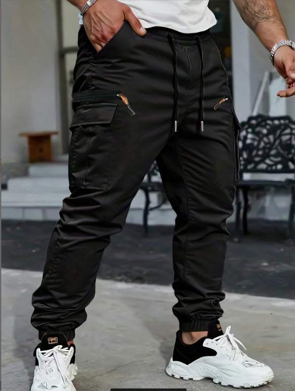 Hank | Mens Slim Fit Multi Pocket Crease Resistant Cargo Work Pants