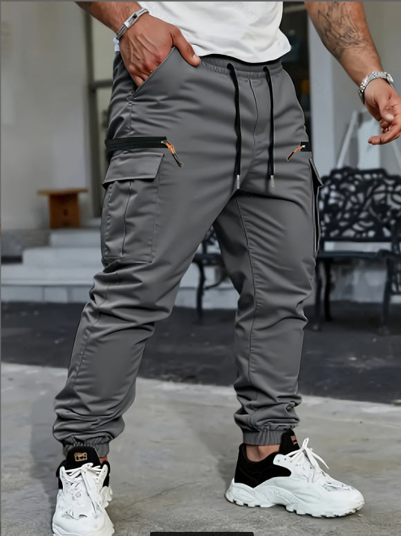 Hank | Mens Slim Fit Multi Pocket Crease Resistant Cargo Work Pants