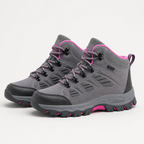 Hannah | Womens Water Resistant Outdoor Hiking Boots, Rose Pink
