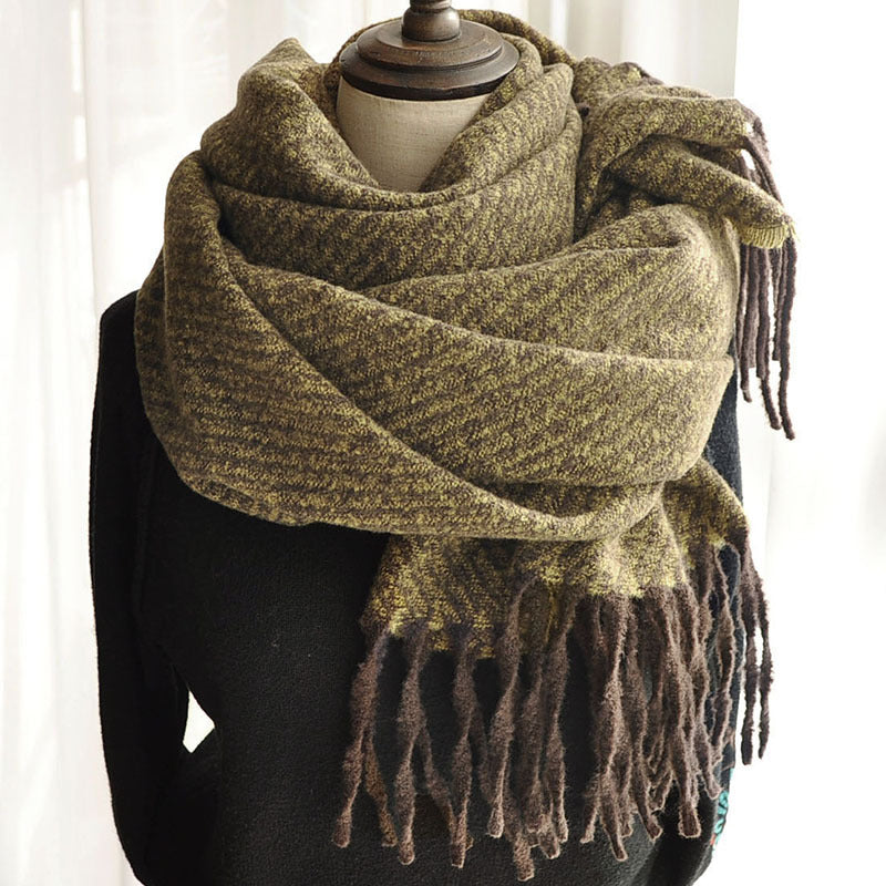 Harmony | Womens Mid Length Winter Scarf Soft Warm Gradient Shawl Wrap