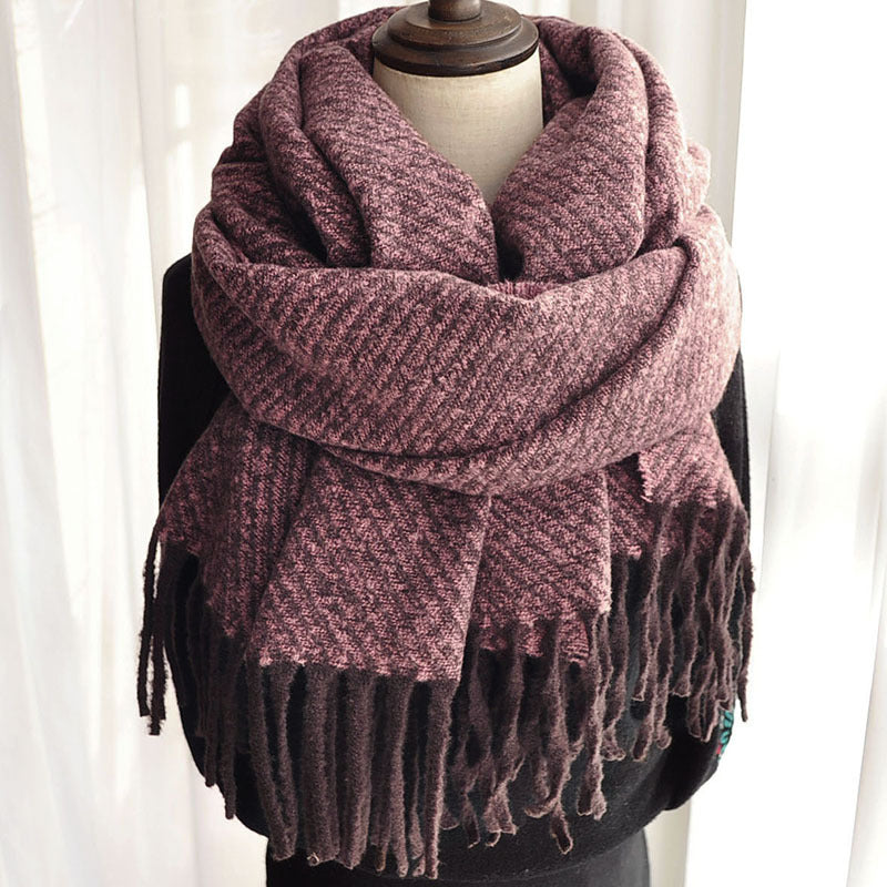Harmony | Womens Mid Length Winter Scarf Soft Warm Gradient Shawl Wrap