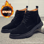 Harold | Mens Leather Ankle Boots Vintage Lace Up Casual Footwear