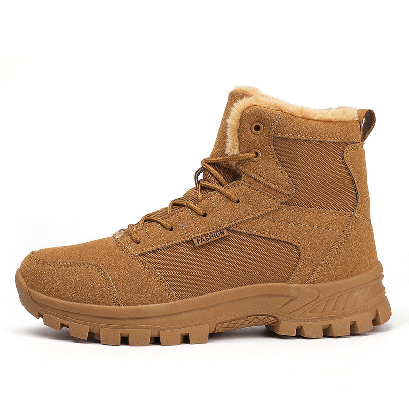 Harvey | Mens Fleece Lined Non Slip Outdoor Trail Walking Hiking Shoes