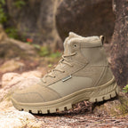 Harvey | Mens Fleece Lined Non Slip Outdoor Trail Walking Hiking Shoes