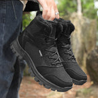 Harvey | Mens Fleece Lined Non Slip Outdoor Trail Walking Hiking Shoes