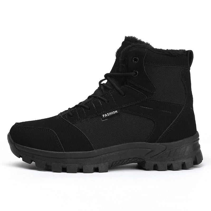 Harvey | Mens Fleece Lined Non Slip Outdoor Trail Walking Hiking Shoes