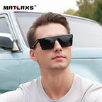 Hayes | Mens Polarised Wraparound Driving Sports Sunglasses - 2
