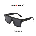 Hayes | Mens Polarised Wraparound Driving Sports Sunglasses - Sand Black