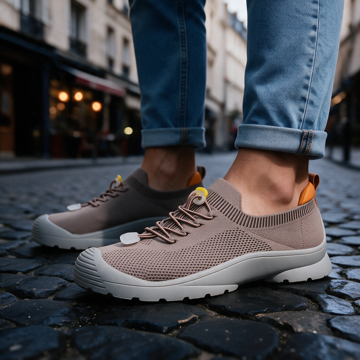 Hazel knit orthopedic slip-on sneakers for women