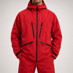 Heath | Mens Waterproof Windproof Snowboard Winter Ski Jacket, Red