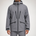 Heath | Mens Waterproof Windproof Snowboard Winter Ski Jacket, Grey